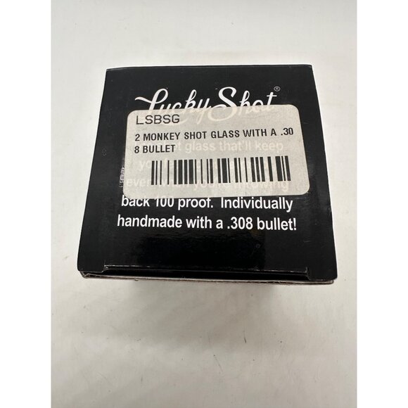 1.5 Oz Bullet Shot Glass Embedded Genuine .308 Bullet Lucky Shot Lead-Free Handm - Picture 4 of 6